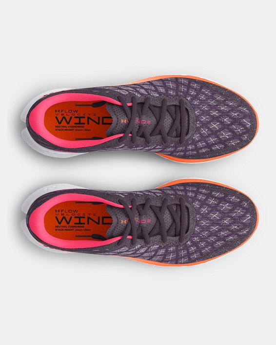 Women's UA Flow Velociti Wind 2 CN Running Shoes in Purple image number 2